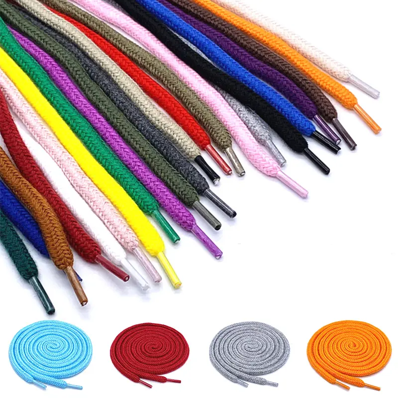 1Pc Fashion 6mm Shoelaces Multicolour Braiding Shoelace DIY Garment ...