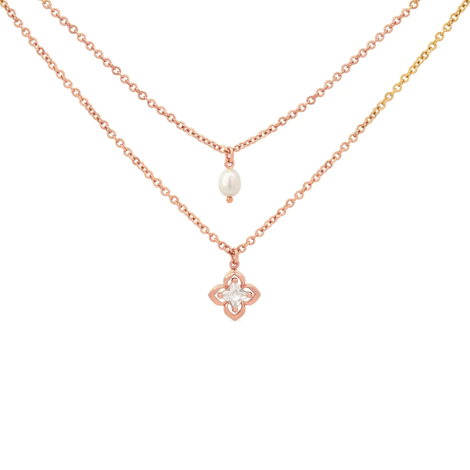 Rose Gold Casablanca Mae Necklace