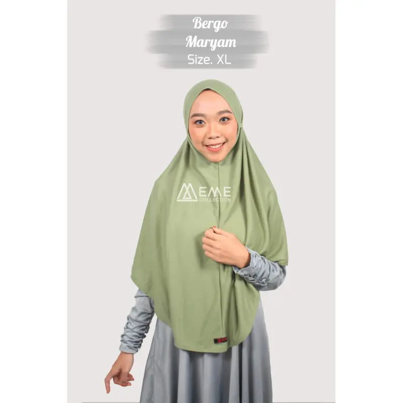 HIJAB  MEME BERGO MARYAM UKURAN XL 0