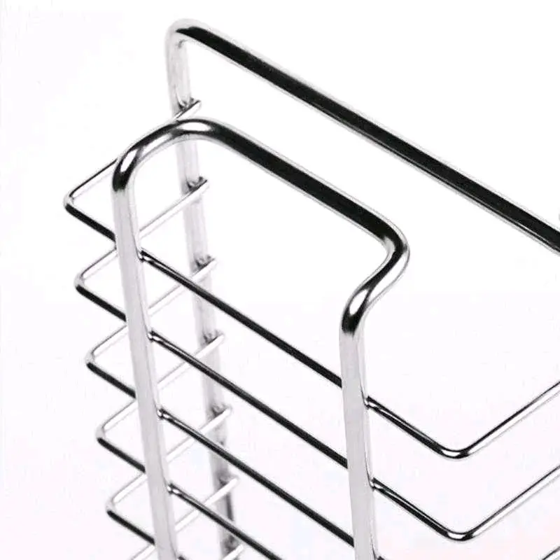 Rak Wastafel Cuci Piring Stainless Tempat Spon Cuci Piring Gantung Kran 4