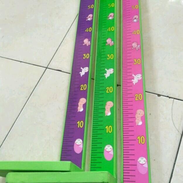 alat ukur panjang badan bayi bahan kayu asli - Shop | Tokopedia