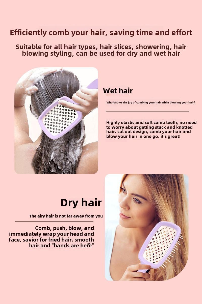 Product Introduction of 12 Pieces Hairdressing Comb Spray Bottle Shampoo Comb Fluffy Tail Comb Wide-Tooth Comb Hair Bands Duckbill Clip Suit 2