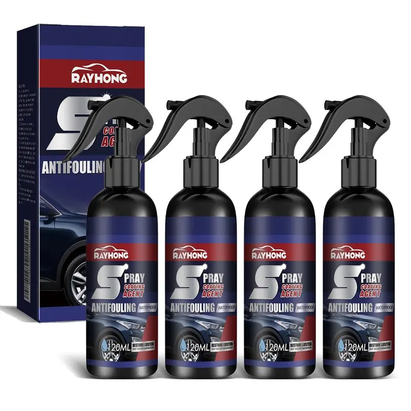 3 In 1 Car Paint Spray, Quick Coating Car Wax Polish, Plastic Coating Agent, Nano Coating Spray, Automotive Paint Care Product, Multifunctional Plastic Coating, Car Detailing Kit, Coating Renewal Agent, Interior Detailing Kit, Deep Scratch Repair 0
