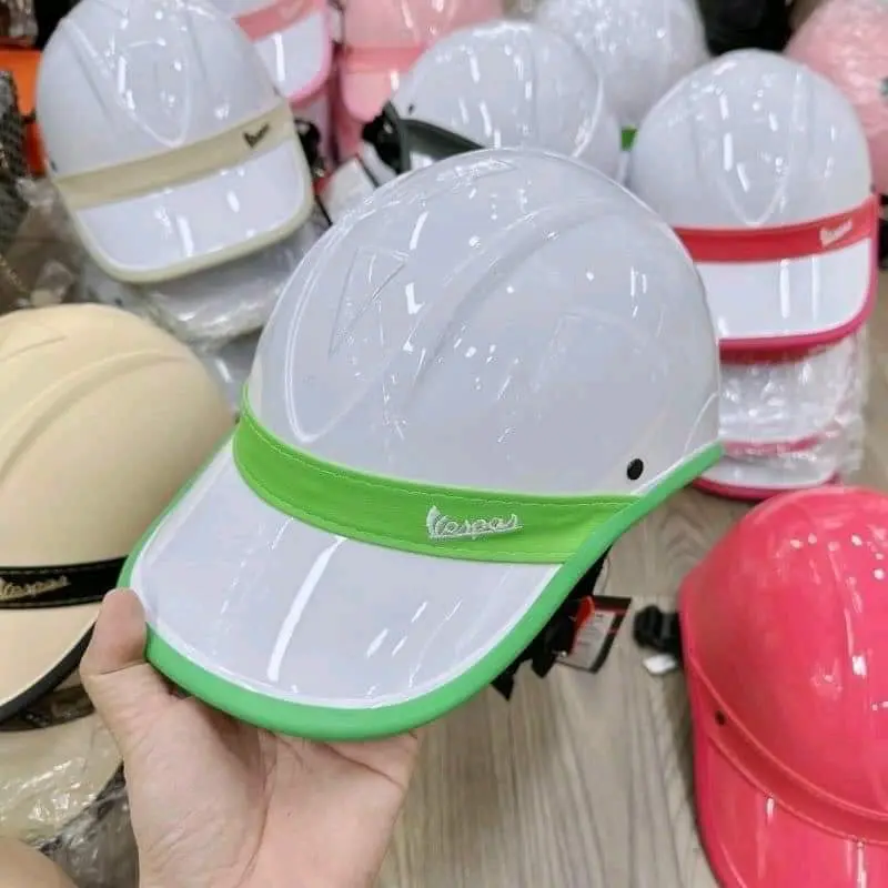 Nón Bảo Hiểm Kết Vespa KHÔNG KHOÉT LỖ