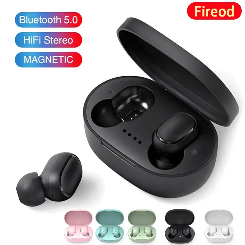 A6s TWS 5.0 Wireless Bluetooth Earphone Cancelling fone Headset With Mic  Handsfree Earbuds for Android Fireod Audio Stereo Waterproof