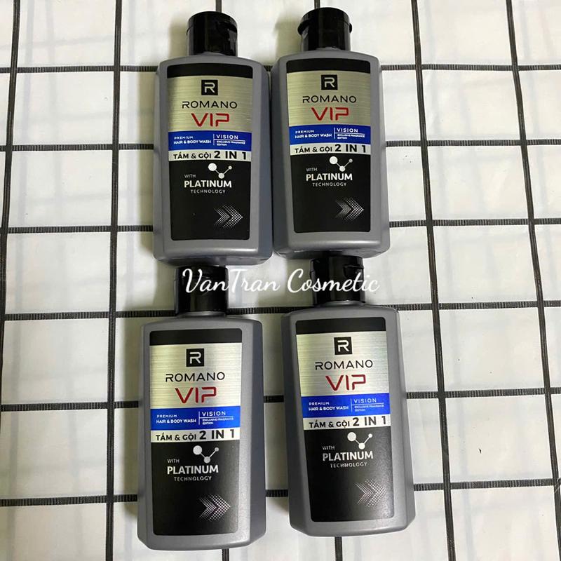  Sữa Tắm - Dầu Gội Cao Cấp Dưỡng Ẩm Da Romano 