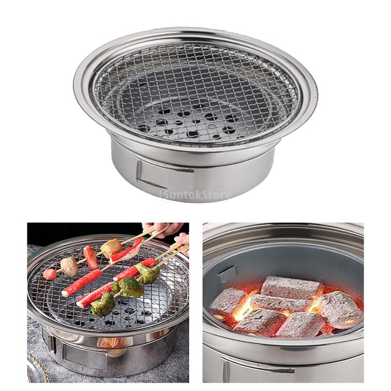 Product Introduction of Korean Charcoal Barbecue Grill Household Korean BBQ Grill Non-Stick For Home Kitchen Outdoor Garden Barbecue Stove 30