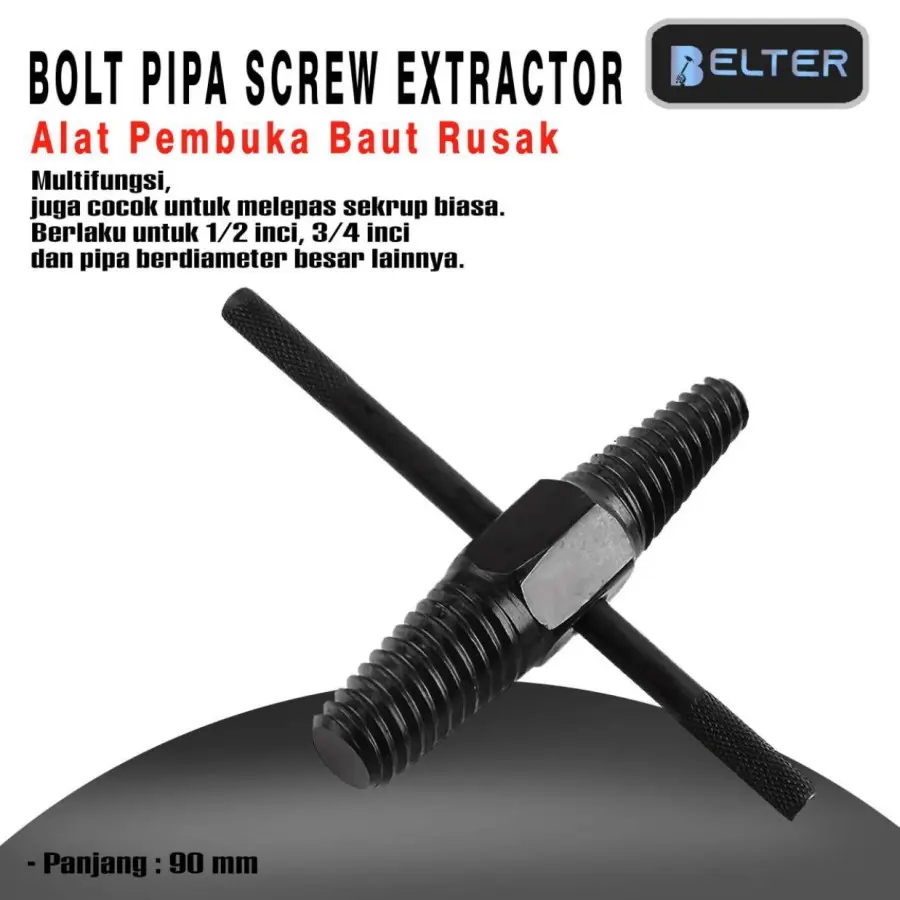 Alat Cabut Pipa Keran Rusak 1/2" 3/4" Broken Pipe Extractor Kran Keran