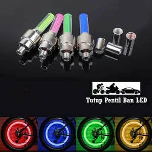 COD Lampu Led Dop Tutup Pentil Ban Sepeda, Motor & Mobil Outdoor