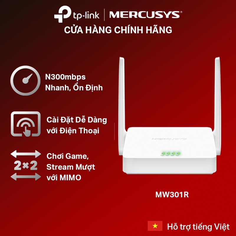 Bộ Phát Wifi Mercusys MW301R chuẩn N 300Mbps