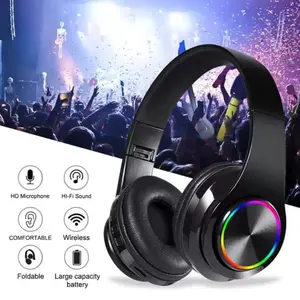 B39 LED Bluetooth Headset Sports Wireless Headphone Subwoofer Wireless Stereo Support Card Earphone