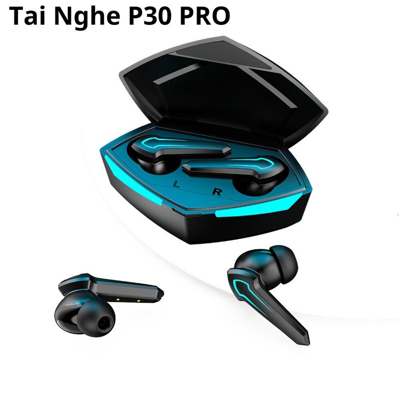 Tai Nghe Bluetooth 5.2 P30 PRO , ( 2 Quà Tặng 1 Bao Tay , 1 Bộ Núm Silicon ) Âm Thanh HIFI , Không Dây Có Độ Trễ Thấp , Micro Tích Hợp , Khử Tiếng Ồn , Nhét Tai Nghe . Nghe Nhạc Earphone tai  nghe  ky9  pro căng bass