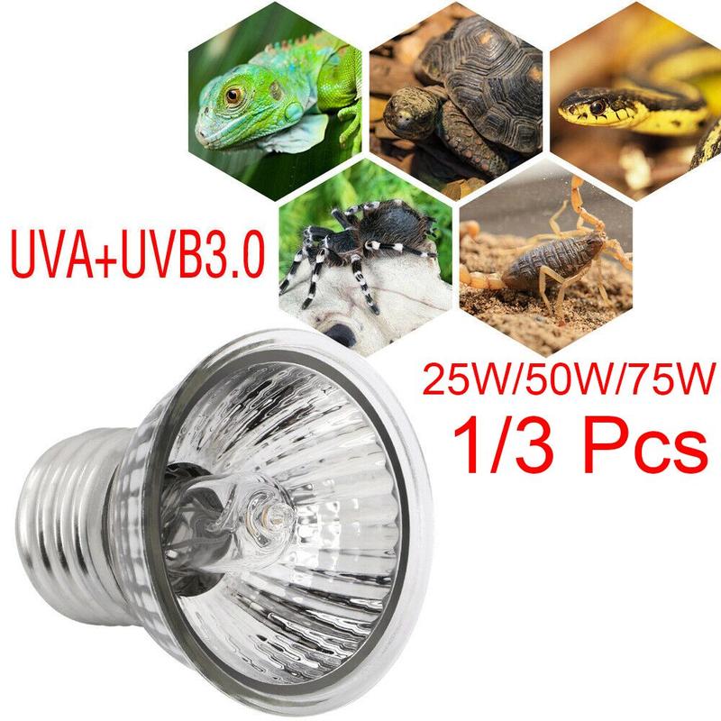 Product Introduction of 1/3Pcs Practical Pet Reptile Heat Emitter Bulb Light Heater UVA+UVB Heat Emitter Lamp 11