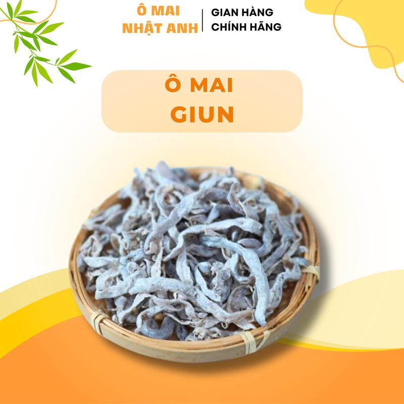 Ô Mai Giun Hương Vị Tuổi Thơ (Chua Ngọt Mặn Cay) - Đồ Ăn Vặt Ngon - Món Ngon Tuổi Thơ - Giun Chua Ngọt Mặn - Không Chất Bảo Quản - Đồ Ăn Vặt Giới Trẻ - Giun Sấy Dẻo Ngon - Ô Mai Nhật Anh