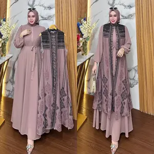 [New Promo]  Gamis Ceruty Digital Printing Mewah Terbaru