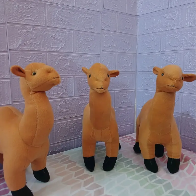 boneka hewan unta lucu S/M/mainan anak/koleksi boneka hewan Set Hadiah Cowok Cewek 0