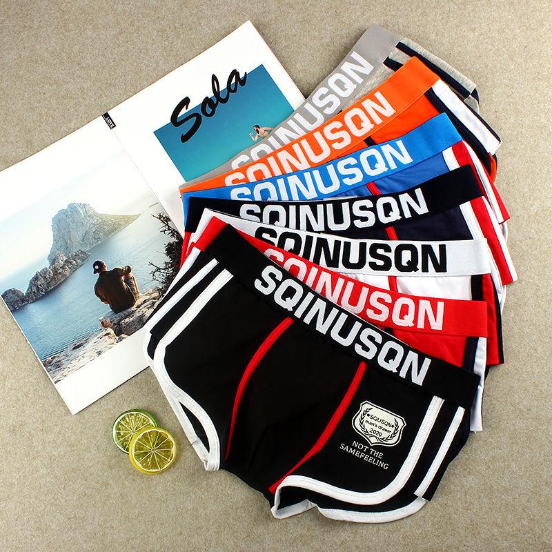Quần Đùi Boxer Cotton Nguyên Chất, Đồ Lót Nam Trẻ Trung, Phong Cách Hàn Quốc, Thoáng Khí, Quần Đùi Boxer Thể Thao, Đồ Lót Hợp Xu hướng Quần Nam 6