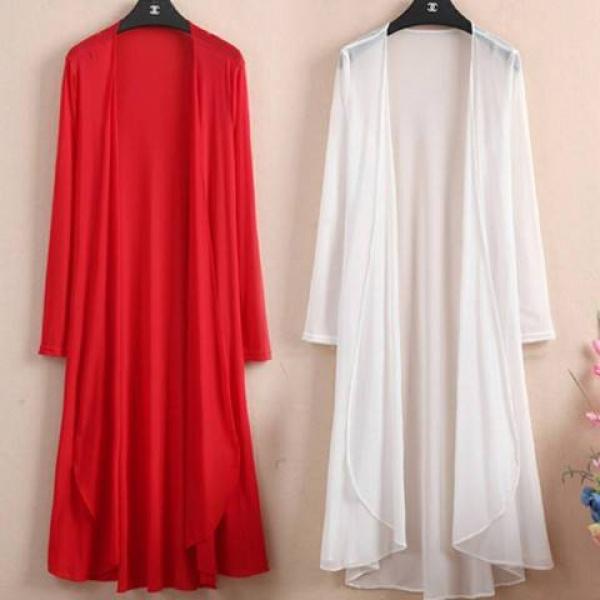 Áo Khoác Khăn Choàng Lưới Mỏng Mùa Hè, Dành Cho Phụ Nữ Đi Biển, Dài Trung Bình Dài Tay Áo Cardigan, Cỡ Lớn, Có Thể Mặc Ngoài Trời, Áo Choàng, Quần Áo Chống Nắng, Thích Hợp Cho Phụ Nữ 6