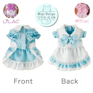 [Migo Design 70] BEST SELLER Baju Dress Kucing/ Anjing Princess Maid Pelayan Edition Cosplay / Pakaian AnaBul Kucing/ Anjing Hewan Peliharaan Jantan Betina / Pet Costume Clothes Kostum Dress Pesta
