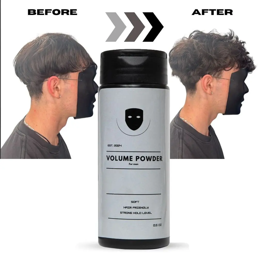 Hot Easy to Apply Texture Powder All-Natural Ingredients Strong Hold Volume Powder Instantly Adds Texture and Volume Safe and Long Lasting Hair Powder for Men