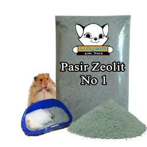 Pasir halus Hamster/Kucing Zeolit  [Repack 1kg]