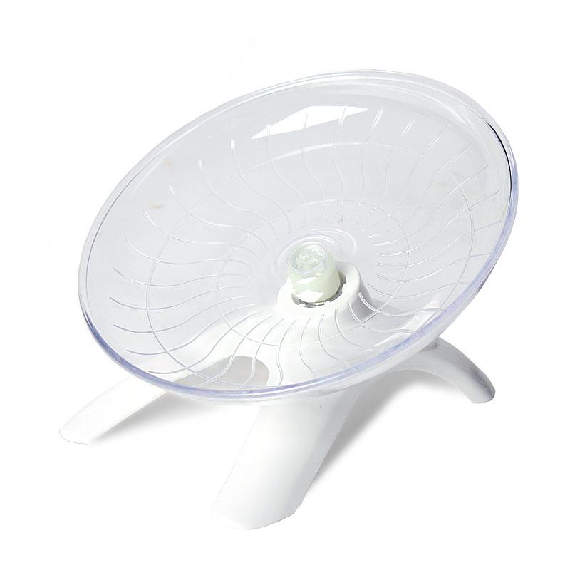 Pet Hamster Flying Saucer Exercise Squirrel Wheel Hamster Mouse Running Disc Rat Toys Cage Small Animal Hamster Accessories 7
