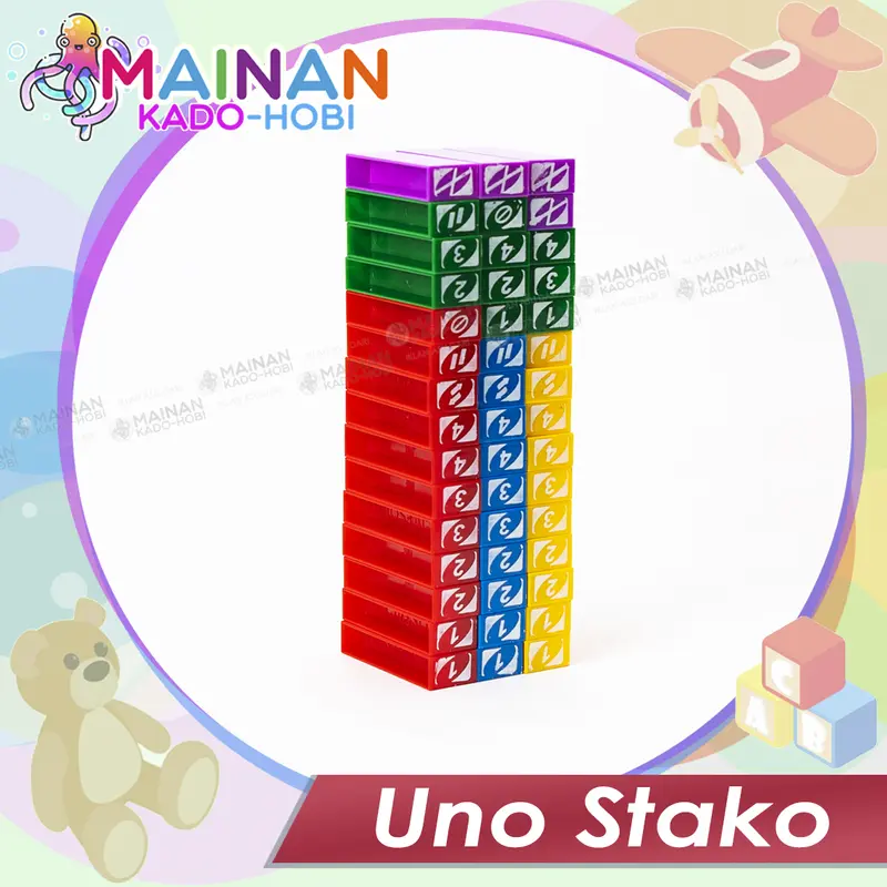 MAINAN ANAK BOARD GAME FAMILY MENARA BALOK UNO STAKO TOYS 4