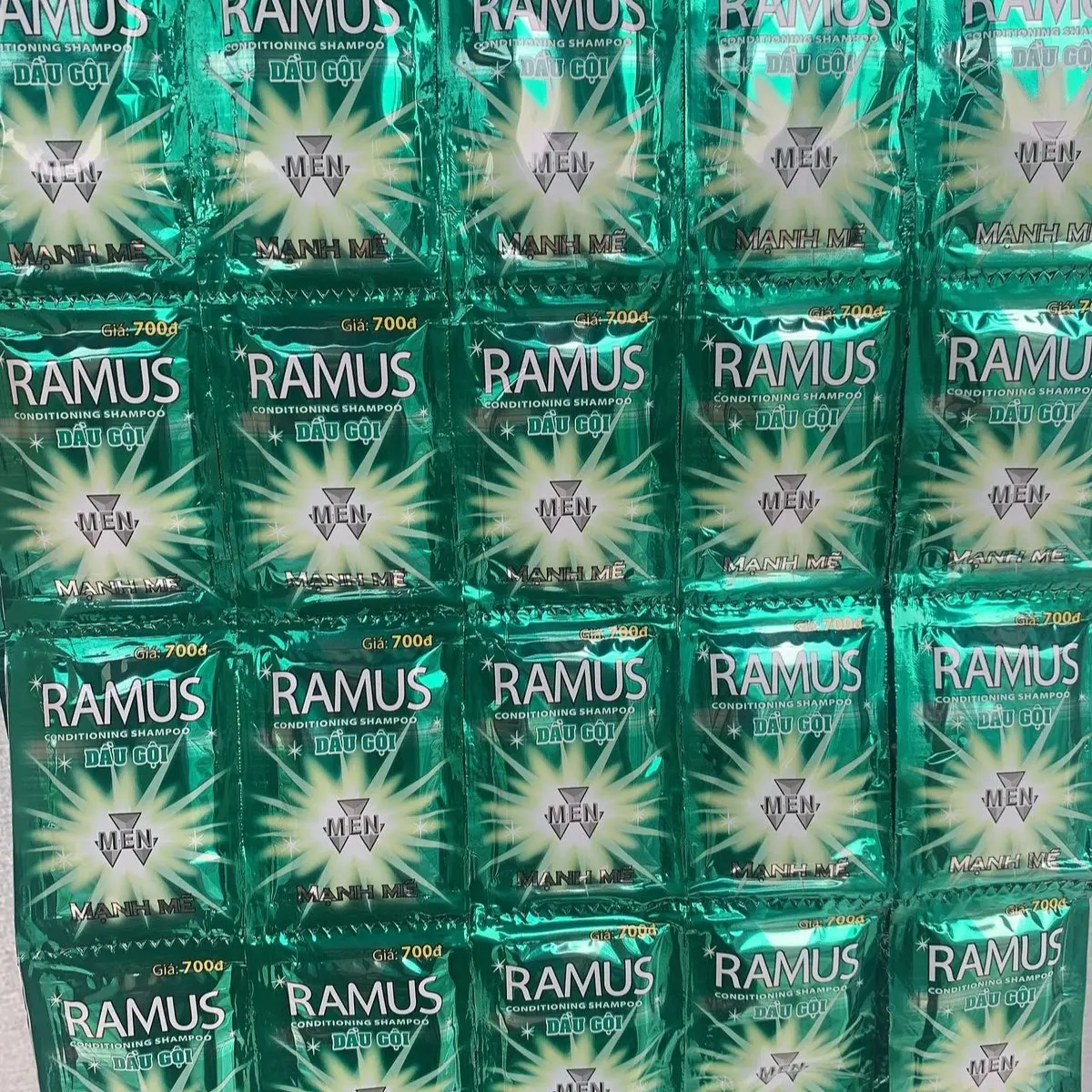 120 gói dầu gội ramus men mỗi dây 24 gói mỗi gói 4ml