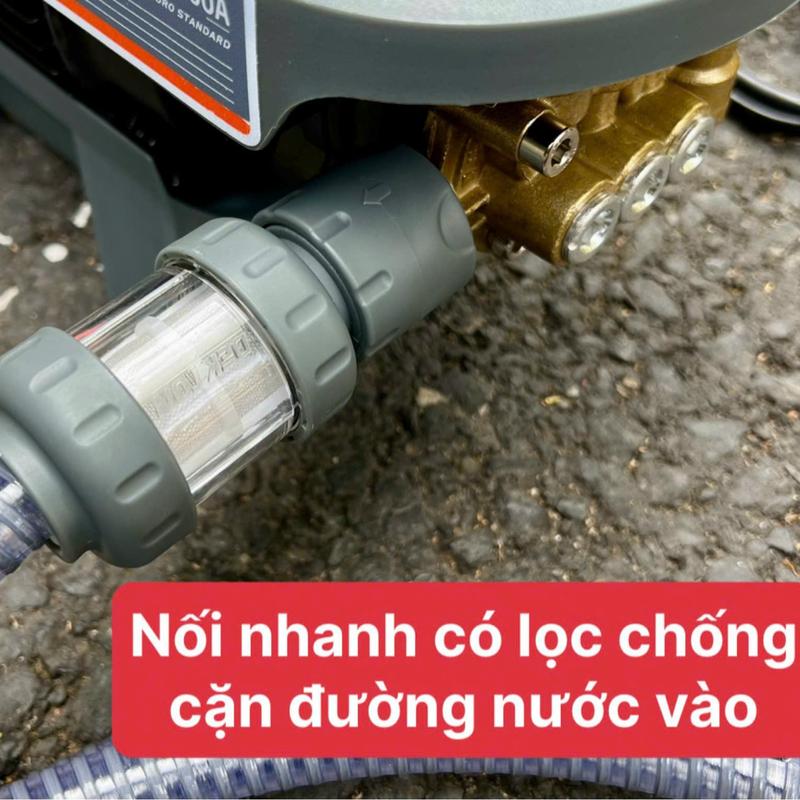 Máy rửa xe chỉnh áp 2200W DEKTON DK-CWR2200A Siêu mạnh có chống giật máy rửa xe  anovi 4