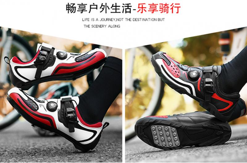Product Introduction of Giày đi xe đạp cho nam giới, đế cao su không khóa, thích hợp cho xe đạp Đường Trường và xe đạp Leo Núi, không có cleat, kích thước 37-46 8
