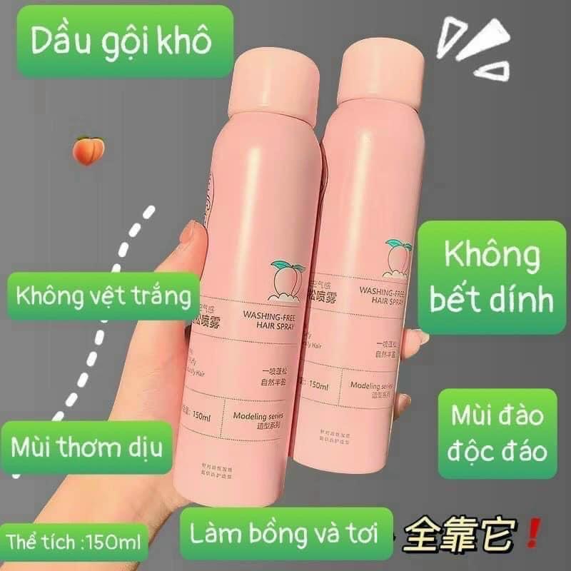 [150ml] Xịt gội đầu khô cấp tốc nội địa trung Spes / LiFusha giúp tóc bồng bềnh suốt 8 Tiếng không dầu không bết dính - Mei Mei Cosmetic 4