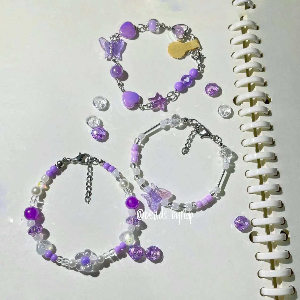 Bracelet Beads | Purple Bracelet | Souvenir Pernikahan Perempuan |    Gelang Manik Gelang
