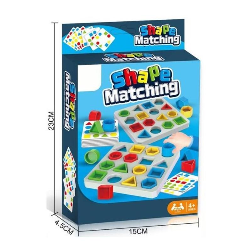Mainan Anak SHAPE MATCHING 777-127 Mainan Board Game Edukasi Puzzle Geometris Anak 2