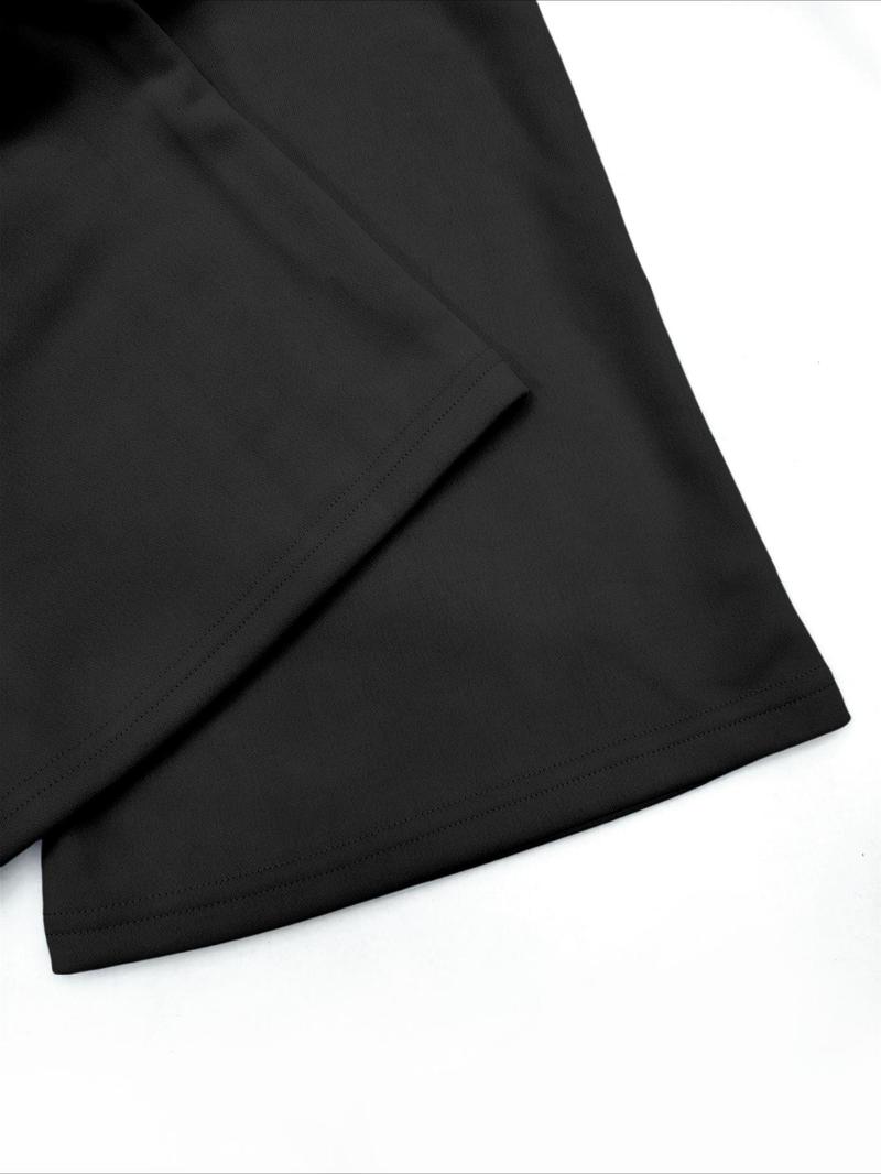 Product Introduction of Women's Letter Print Pocket Elastic Waist Sweatpants, Casual Wide Leg Pants for Outdoor Sports, Ladies Bottoms for All Seasons 7