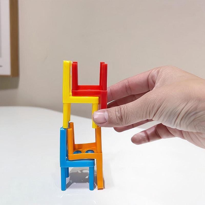 Product Introduction of 24/36/42Pcs Chairs Stacking Tower Balancing Game Stacking Chairs Block Educational Game 29