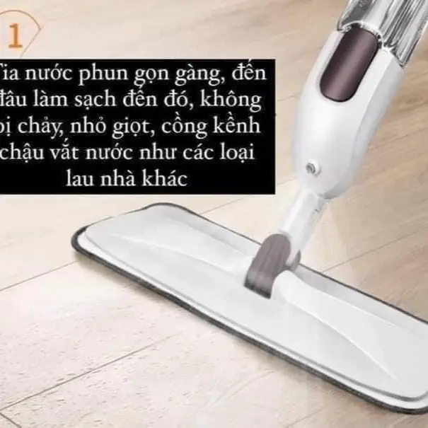 Chổi lau nhà kèm bình xịt nước lau sàn Cây Lau Nhà vat  dung 3