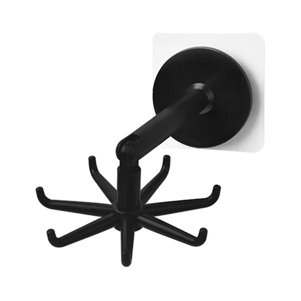 Multifunctional Explosions Hooks Rotatable Plastic Swivel Coat Hook with 7 Arms