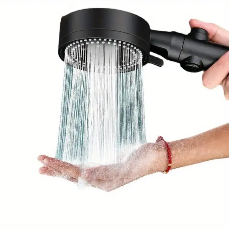 High Pressure Shower Head (1 Piece), Water Saving Shower Sprayer with 5 Adjustable Modes, Everything Shower Products, Household Shower Heads, Bathroom Supplies