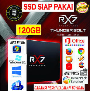 SSD 120GB 128GB 240GB 256GB 512GB 1000GB SIAP PAKAI ISI WINDOWS BEST RIQUEST Laptop Storage