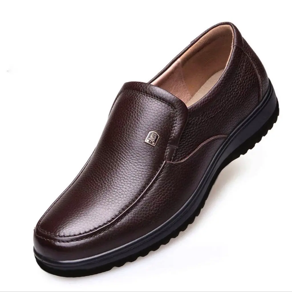 Giày tây nam da bò cao cấp tăng chiều cao 4 , 5 cm đế khâu 100% , đế cao su non đi rất êm và mềm , da bò 100% Bảo hành 2 năm