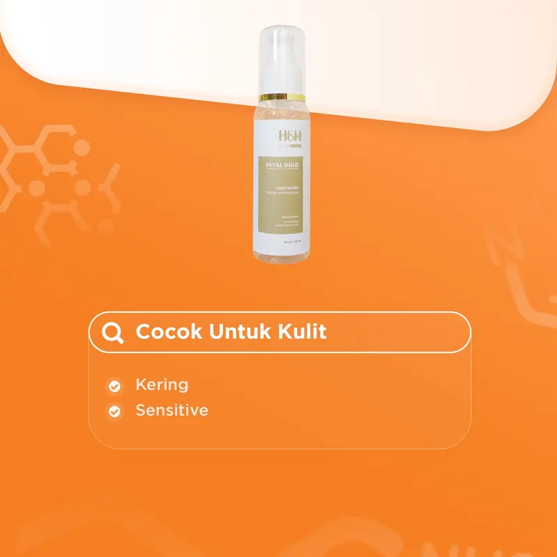 H&H Facial Wash Petal Gold 2