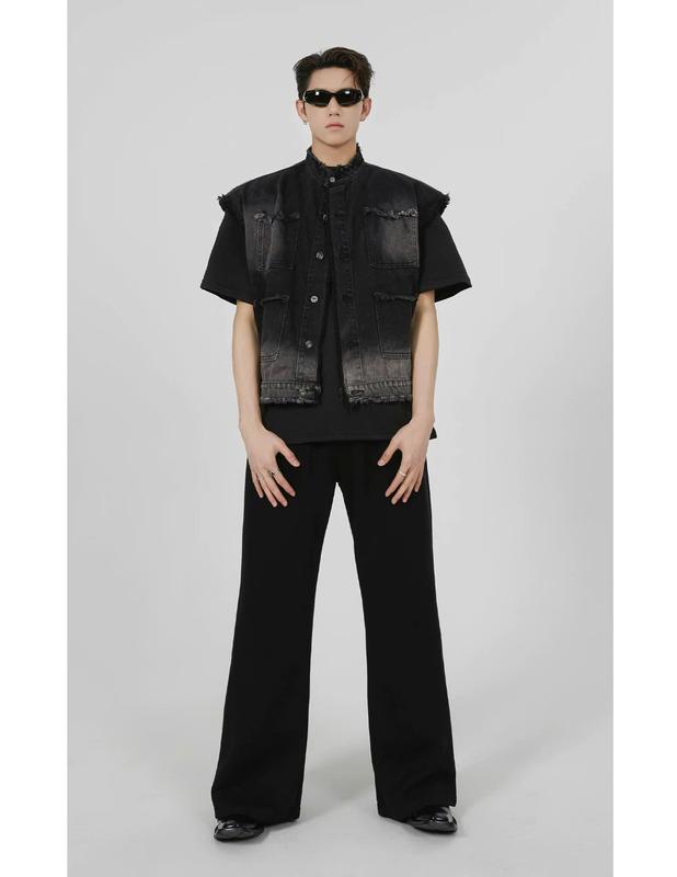LITER STUDIO Áo Khoác Denim Gile Form Boxy Unisex 2 Color. 4