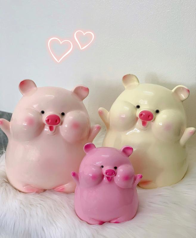 [ Mua 1 TẶ.G 1 ] Heo đất BÁNH BAO tiết kiệm size To 25cm, ống heo tiết kiệm tiền