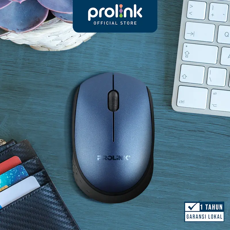 Prolink Mouse Wireless FREE Battery l 3 buttons l USB Optical 1600DPI l PMW5008