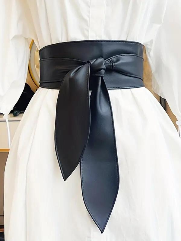 Women's Elegant Lace up Tied Knot Decorated Belt, Exquisite Trendy Belt, Fashionable Clothes Accessories for Party & Daily Clothing Decoration 2