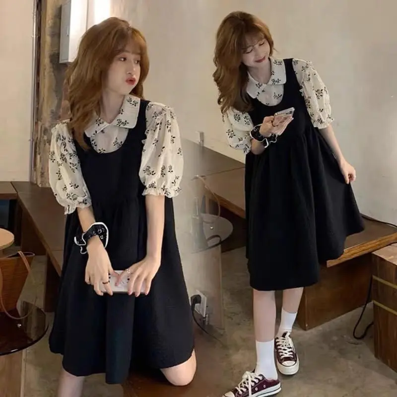 Váy Yếm bầu công sở xinh xắn, Yếm riêng-áo riêng cực dễ phối đồ phù hợp đi làm đi chơi  size 40-70kg