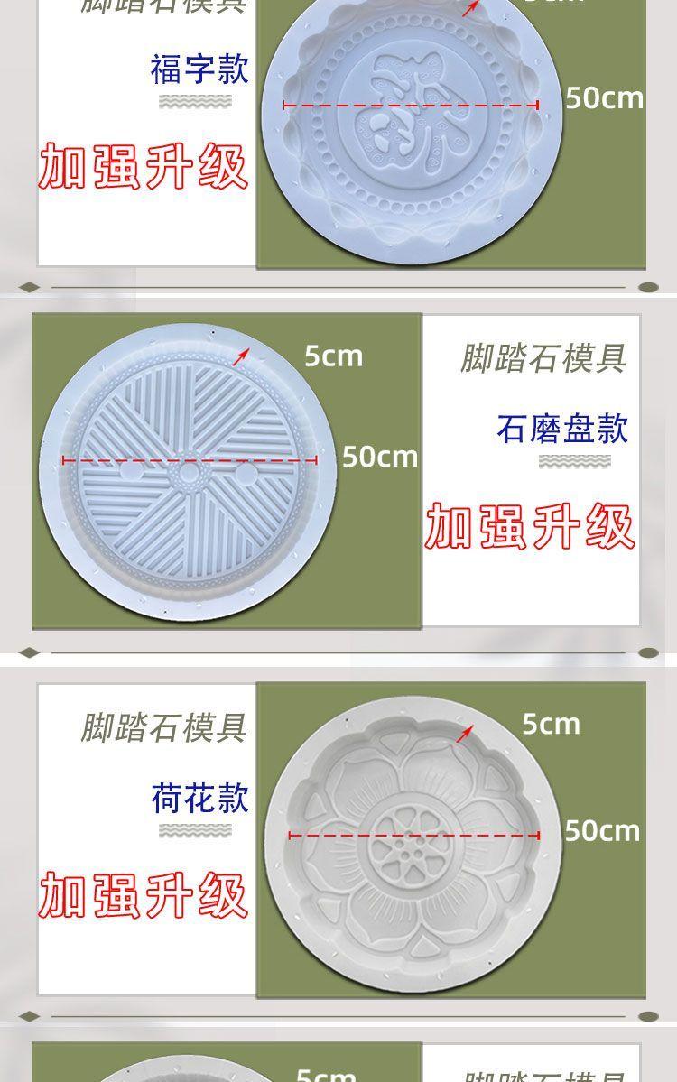 Product Introduction of Rural Vegetable Garden Flower Pool Fence Cement Mold Garden Enclosure Brick Pastoral Style Decoration Outdoor Side Stone Lotus Enclosure Brick 16