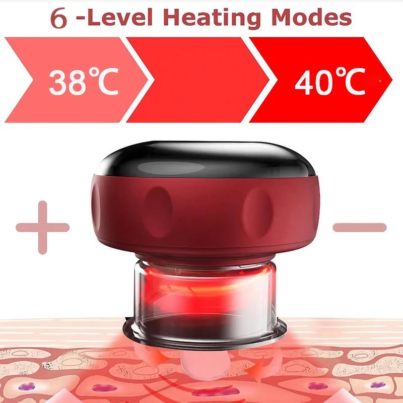 Product Introduction of Smart Dynamic Cupping Machine, Vacuum Fat Massager, Scraping Massage Tool, Multi-functional Personal Care Appliances for Home & Travel, Body Care Products 5