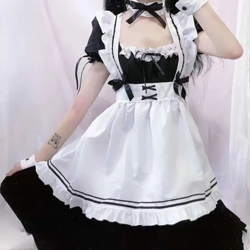 Trang Phục Hầu Gái, Cosplay, Váy Lolita Nhật Bản Dễ Thương, Quần Áo Hàng Ngày Gợi Cảm, Phong Cách Lolita 1