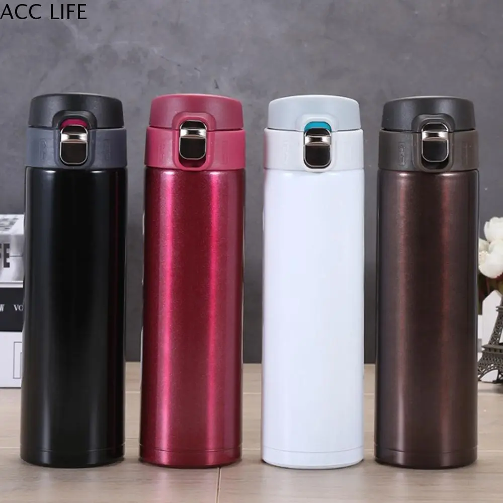 Cốc Cách Nhiệt, ACC LIFE, Dung Tích 500ml, Màu Trơn Bình Nước Giữ Nhiệt, Cốc Uống Nước, Cốc Giữ Nhiệt, Bình Chân Không, Bình Giữ Nhiệt